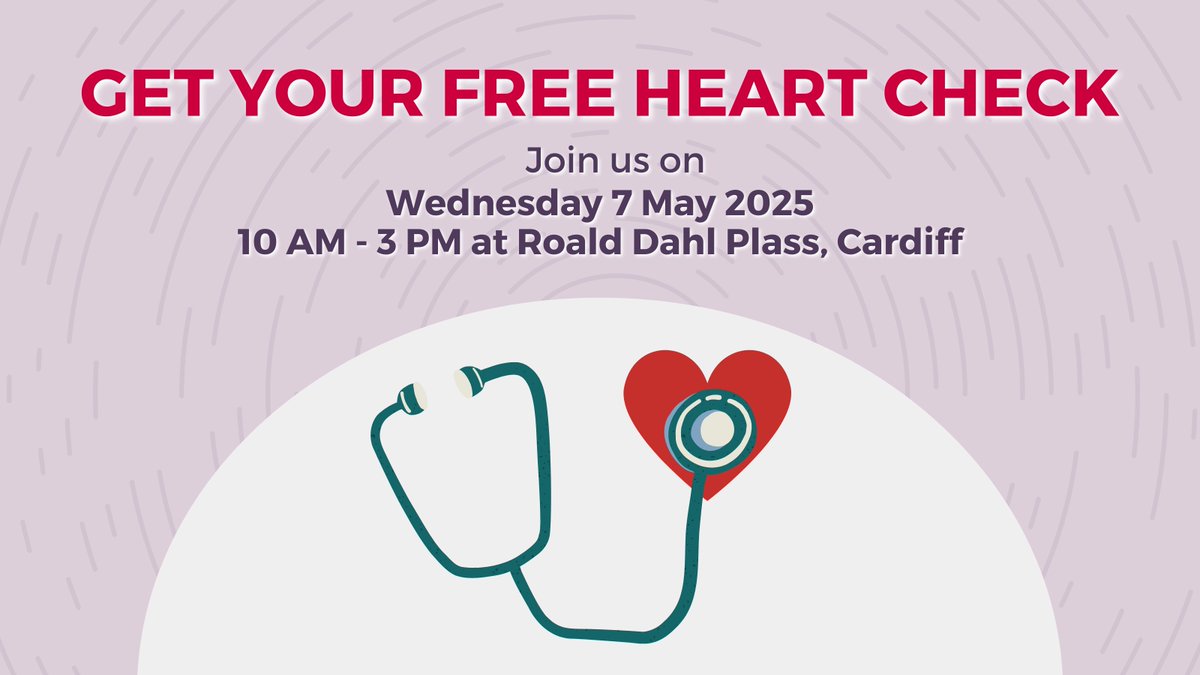 ValveForLifeUK (@ukvalve) on Twitter photo 🔔 ICYMI: The Your Heart Matters Truck tour kicks off in Cardiff!
Heart checks for over-50s will be available on:
🗓️ Wednesday, 7 May 2025
📍 Roald Dahl Plass, Cardiff
🕒 10:00–15:00
🩺 Stop by for a quick, free stethoscope check with <a href="/CV_UHB/">Cardiff and Vale University Health Board</a> ❤️ 🔔 ICYMI: The Your Heart Matters Truck tour kicks off in Cardiff!
Heart checks for over-50s will be available on:
🗓️ Wednesday, 7 May 2025
📍 Roald Dahl Plass, Cardiff
🕒 10:00–15:00
🩺 Stop by for a quick, free stethoscope check with <a href="/CV_UHB/">Cardiff and Vale University Health Board</a> ❤️
