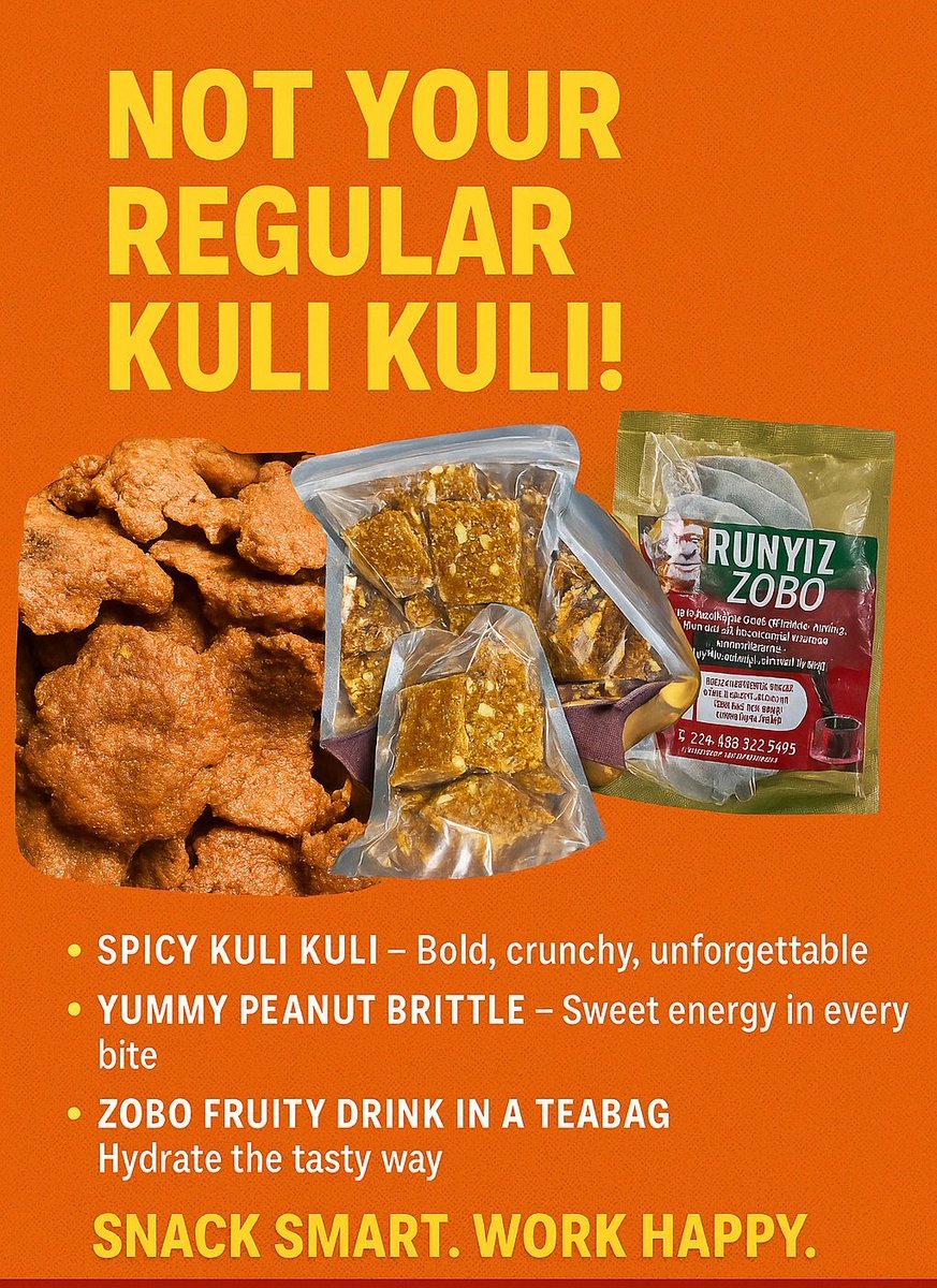 runyizediblez's tweet photo. #kulikuli
#zobo
#peanutbrittle
#officesnack

Perfect treat to get you powered through the day💯

To order Runyiz treat please send a DM 
📍Port Harcourt 
Nationwide delivery 
#tellafriend

Please share 
Please patronize 
Please repost my pinned🙏🏼 https://t.co/oifcOW7uOg
