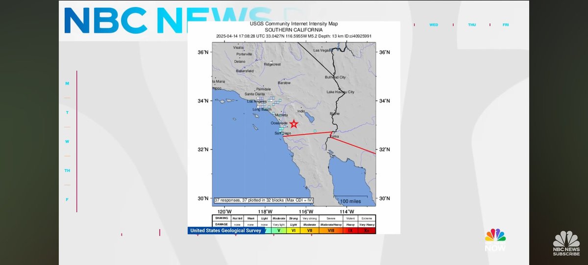 BeamofLight1008's tweet photo. Prediction Update : Earthquake near San Diego in USA. 

Fortunately, with God's grace, no major damage and loss of lives reported.🙏 https://t.co/UNds3n0wor