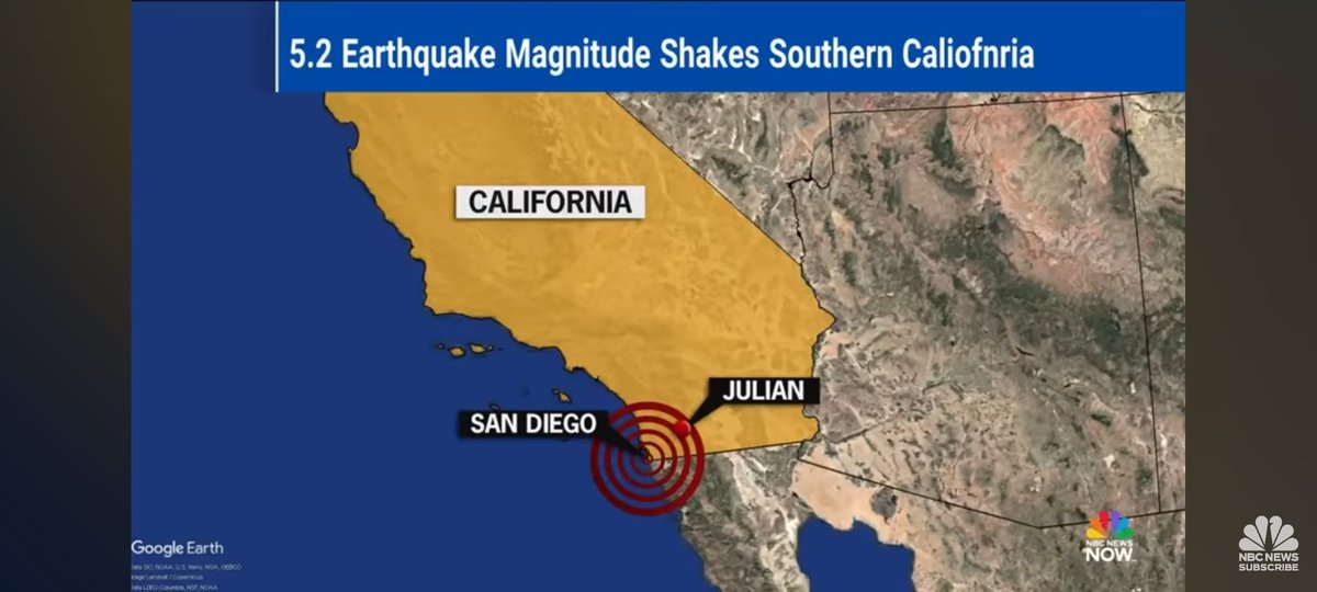 BeamofLight1008's tweet photo. Prediction Update : Earthquake near San Diego in USA. 

Fortunately, with God's grace, no major damage and loss of lives reported.🙏 https://t.co/UNds3n0wor