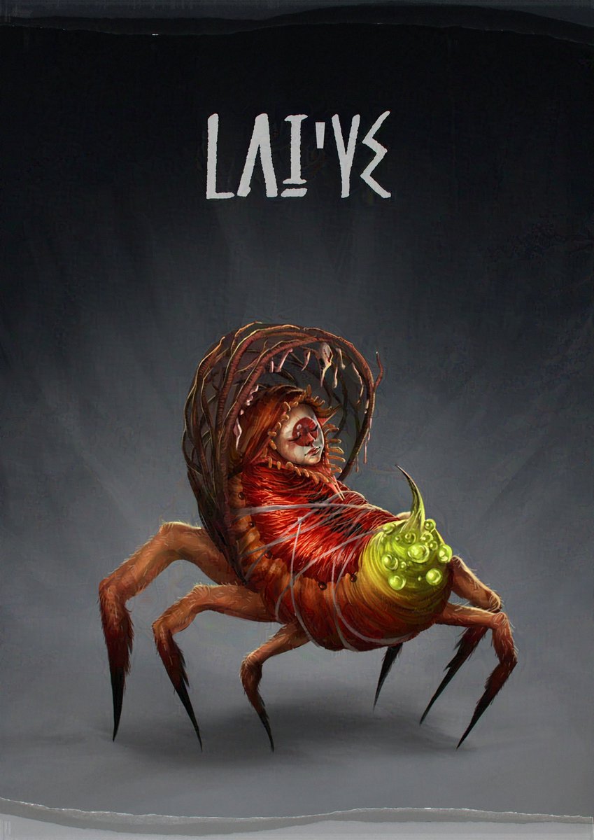 SameekshaHaste's tweet photo. Weird little guy, sculpted in zbrush and painted over in Photoshop.

Lai’ye or The Lying Eye is a hungry and deceitful man-eater. Imitating a  baby's cries and face, it has learned to trap people who set out to  save an infant in the night. https://t.co/Q36EUZJCSh