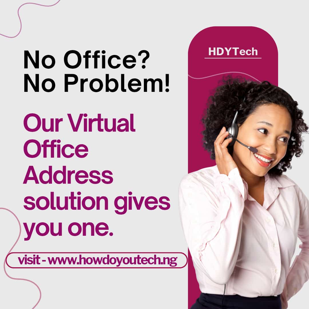 hdytech's tweet photo. "It is totally legit, just send #crypto first." - Said no reputable business ever.
Our virtual office address services come with real addresses, real support, and zero shady vibes.

#TooGoodToBeTrue #VirtualOffice #Nigeria #CBEX https://t.co/EJqUsh9eyo https://t.co/b9hNLKjJsk