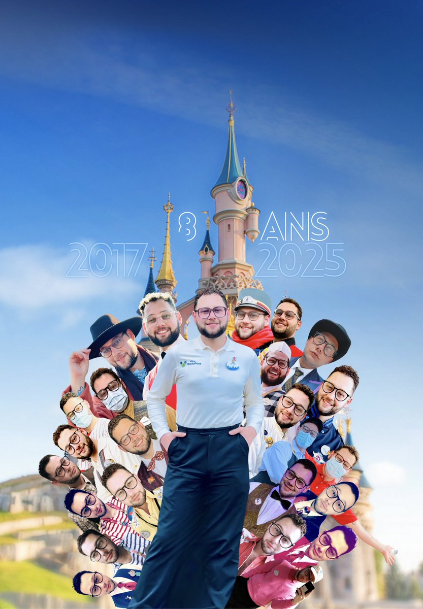 iamjustmatteo's tweet photo. Happy Disneyversary to me 🥳
8 ans✨
#disneylandparis #disney #castle #disneyland #disneygram #disneylove #disneyparks #disneypassholder #disneyanniversary #gayboy #smile #beautiful #love #cute #fun #happy #moment #magic #dlpcast #castmember #disneycastlife #dlpcastlife https://t.co/fNe0l2h1sk