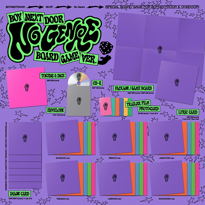 ꒰wts lfb ph go #dubuztogo 🇵🇭 ꒱

BOYNEXTDOOR 'NO GENRE' SEALED ALBUMS

⭐ NO POB: docs.google.com/forms/d/e/1FAI…
✷ standard ver: ₱390 ea
✷ weverse ver: ₱350
✷ board game ver: ₱250-300 ea

⭐ WITH WEVERSE POB: docs.google.com/forms/d/e/1FAI…
✷ standard ver (random): ₱850 ea | set: