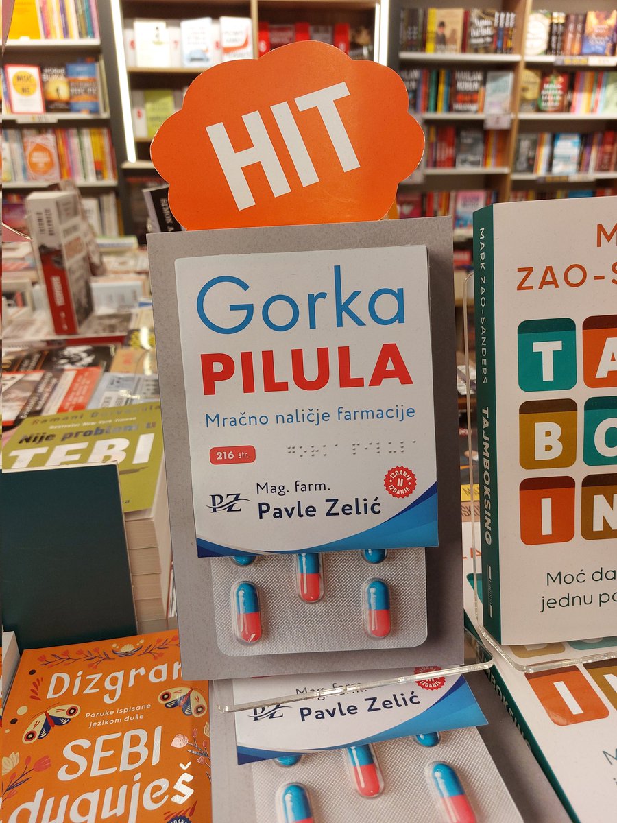 Pavle Zelic (@pavlezelic) on Twitter photo Hvala <a href="/laguna_knjige/">Laguna</a> Lepo je videti ovako nešto u knjižari preko pola godine od izlaska knjige 📚💪🙏😇 Hvala <a href="/laguna_knjige/">Laguna</a> Lepo je videti ovako nešto u knjižari preko pola godine od izlaska knjige 📚💪🙏😇