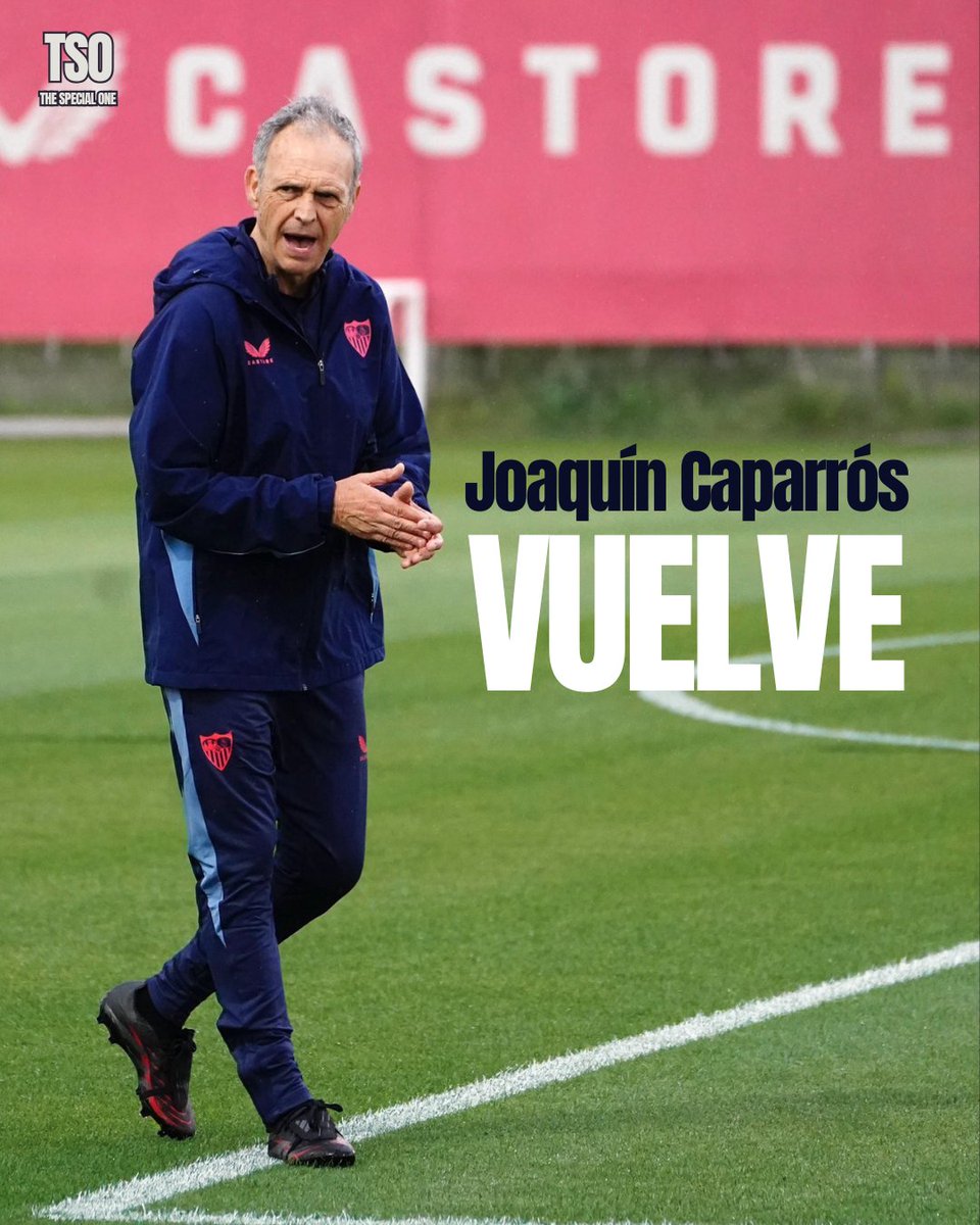 __TheSpecial1__'s tweet photo. Vuelve @JoaquinCaparros al @SevillaFC tras la destitución de @GarciaPimienta 💥
¡Mucha suerte de nuevo Míster!
#SevillaFC #SevillaHoy #Caparros #LaLiga https://t.co/ge7RBTNXab