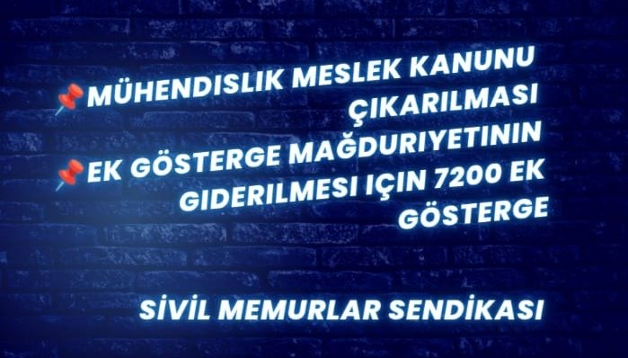 Mühendislik mesleğinin saygınlığı korunmalı, Kamu Mühendislerinin ve teknik hizmetler sınıfının mali ve özlük hakları tekrar düzenlenmelidir. e

#MühendislikMeslekKanunu
#kamuteknisyeni
#kamuteknikeri
<a href="/tcbestepe/">T.C. Cumhurbaşkanlığı</a>
<a href="/tcsavunma/">T.C. Millî Savunma Bakanlığı</a>
<a href="/Akparti/">AK Parti</a>
<a href="/MHP_Bilgi/">MHP</a>
<a href="/herkesicinCHP/">CHP 🇹🇷</a>