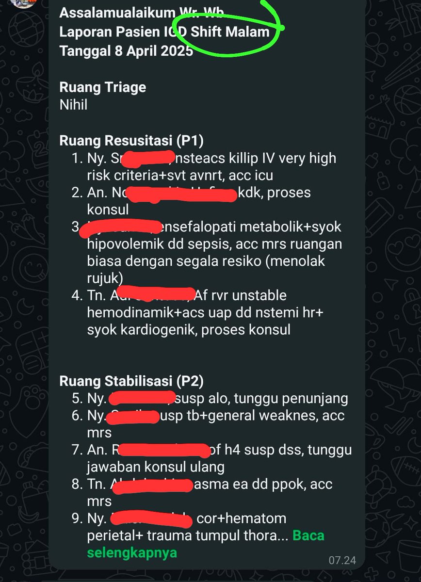 FerrisagaJP's tweet photo. Bagi yang masih awam, jadi setelah pasien diperiksa dan terlihat dokternya duduk megang komputer, sebenernya sedang:
1. Tarik napas
2. Ngetik rekam medis
3. Ngeresep obat, order lab, dll
4. Konsul ke spesialis
5. Istighfar

Sekilas cerita P1.
Pasien P2 P3 tidak diceritakan🤟🏻 https://t.co/arMQjFZPrk
