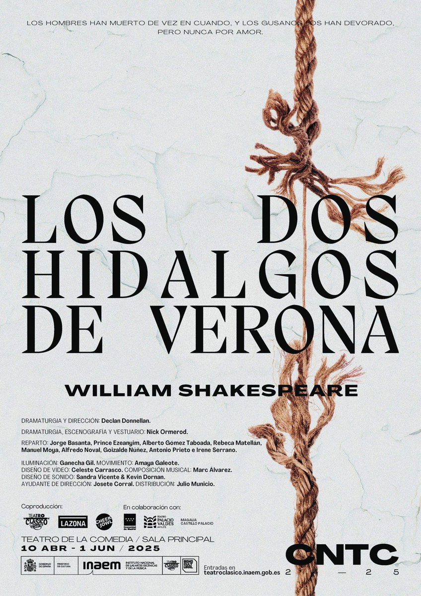 vista teatral (@vteatral) on Twitter photo Uno de los títulos más esperados de la temporada llega al #TeatrodelaComedia.
<a href="/JorgeGBasanta/">Jorge G.Basanta</a> <a href="/PrinceEzeanyim/">Prince Ezeanyim</a> <a href="/rmatellan/">Rebeca Matellán</a> #AlfredoNoval #AlbertoGómezTaboada #ManuelMoya <a href="/GoizaldeNunez/">Goizalde Nuñez</a> #AntonioPrieto #IreneSerrano #DeclanDonnellan <a href="/TEATROCLASICO/">Teatro Clásico - CNTC</a> <a href="/LAZONA____/">LAZONA</a>
vistateatral.com/2025/04/los-do… Uno de los títulos más esperados de la temporada llega al #TeatrodelaComedia.
<a href="/JorgeGBasanta/">Jorge G.Basanta</a> <a href="/PrinceEzeanyim/">Prince Ezeanyim</a> <a href="/rmatellan/">Rebeca Matellán</a> #AlfredoNoval #AlbertoGómezTaboada #ManuelMoya <a href="/GoizaldeNunez/">Goizalde Nuñez</a> #AntonioPrieto #IreneSerrano #DeclanDonnellan <a href="/TEATROCLASICO/">Teatro Clásico - CNTC</a> <a href="/LAZONA____/">LAZONA</a>
vistateatral.com/2025/04/los-do…