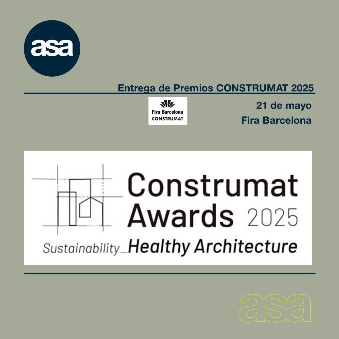 Los #premios #construmat 2025 valoran la #sostenibilidad y de nuevo han contado con #asa para formar parte del comité experto

sostenibilidadyarquitectura.com/blog/2025/04/1…