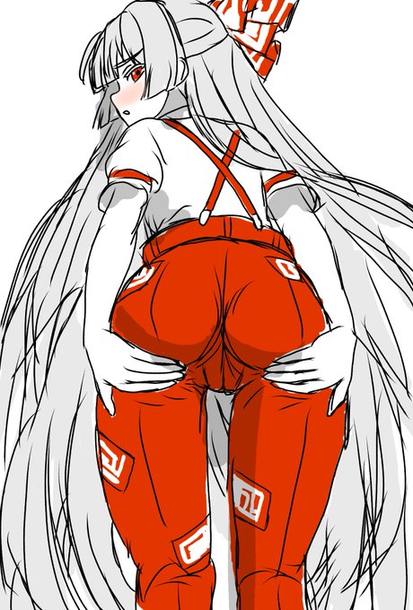 加筆修正。妹紅の尻を強調してみた。 