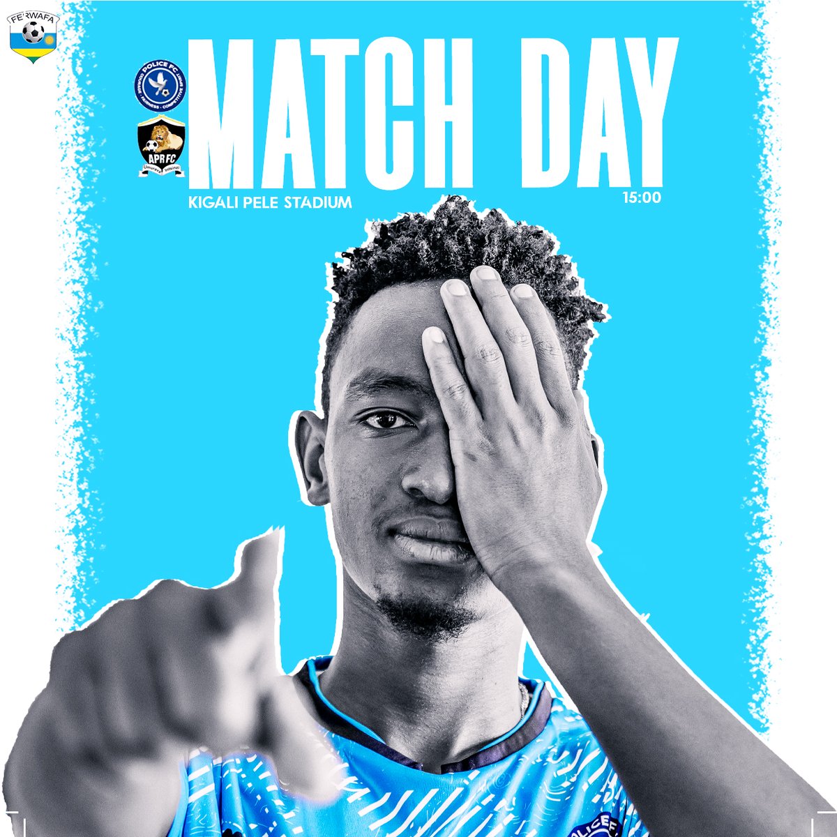 policefcrwanda's tweet photo. 🚨𝙂 𝘼 𝙈 𝙀 𝘿 𝘼 𝙔🚨

🆚 APR 
🏆 PEACE CUP
⏰ 15H00
🏟 Kigali Pele Stadium

#POLAPR #PEACECUP25 https://t.co/RQtChjwOCJ