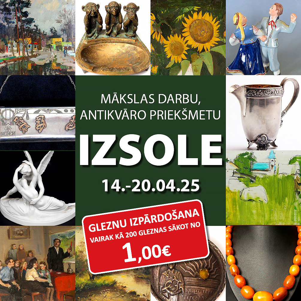 baltantik2016's tweet photo. •   Ielūdzam piedalīties izsolē Nr. 92. Aprīļa interneta izsole!
•   Izsoles izstāde mc2 Krasta 68A no 14. - 20.04.2025
•   Solīšana mājaslapā: https://t.co/xrwqZ2c3ED https://t.co/eigPTvpNgE