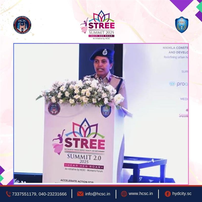 HCSC_Hyd's tweet photo. Dr. Lavanya Naik NJP, DCP, Women’s Safety Wing, Hyderabad, raised awareness on the dangers of CSAM 📵 She stressed its deep trauma on children 🧠 and called for strict laws, tech-driven action &amp; global cooperation 🌐 to protect kids in all spaces 👶💻 #StopCSAM #ChildSafety https://t.co/5Hygg1F3Qk