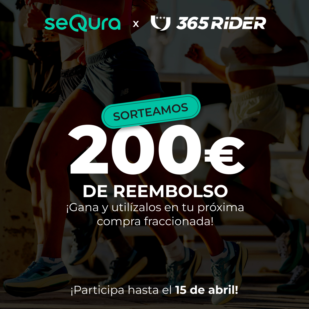 🎁 ¡SORTEO 200€ CON SEQURA &amp; 365RIDER! 🏃‍♂️🚴‍♀️

¿Quieres ganar 200€ para tu próxima compra en 365Rider? ¡Hoy es tu última oportunidad para participar!

Sigue los pasos y participa desde Instagram a través del siguiente post:
instagram.com/p/DHqQEnZtpxZ/…