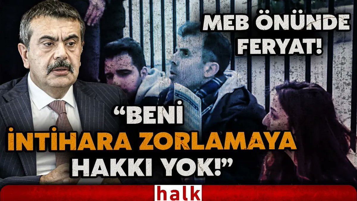Mülakat mağdurundan Bakan Yusuf Tekin'e görülmemiş protesto! "BENİ İNTİHARA ZORLAMAYA HAKKI YOK!" 

🗞️ HABER: Ayşegül Altın (<a href="/AysegulAltin_/">Ayşegül Altın</a>)

İZLEMEK İÇİN TIKLAYIN: youtu.be/e8m5n1Ti71c