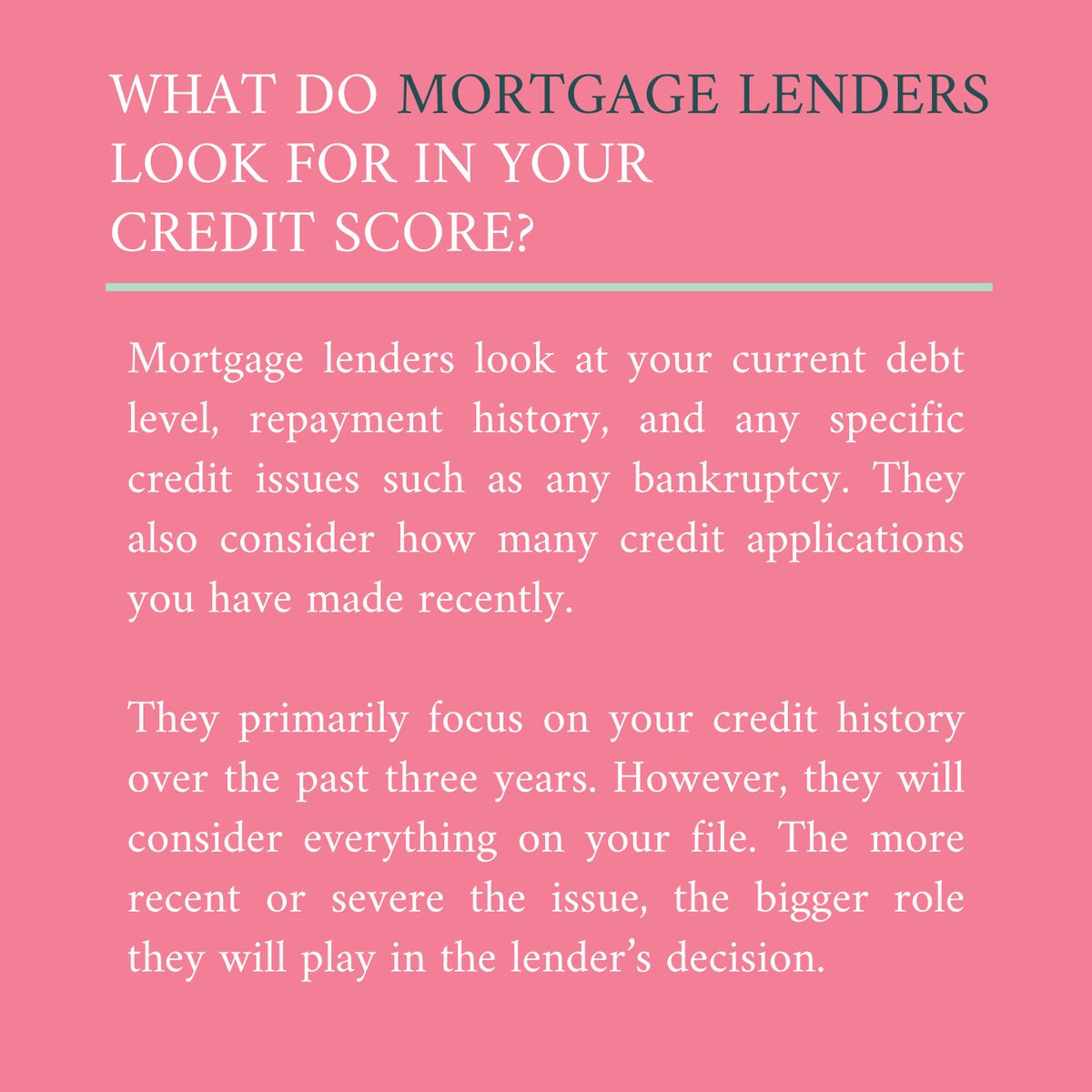 The financial crisis made it tougher for those with bad credit to get a mortgage — but specialist lenders have stepped in to help. Want to learn more? Head to our website 👉 bit.ly/3XR7vNx