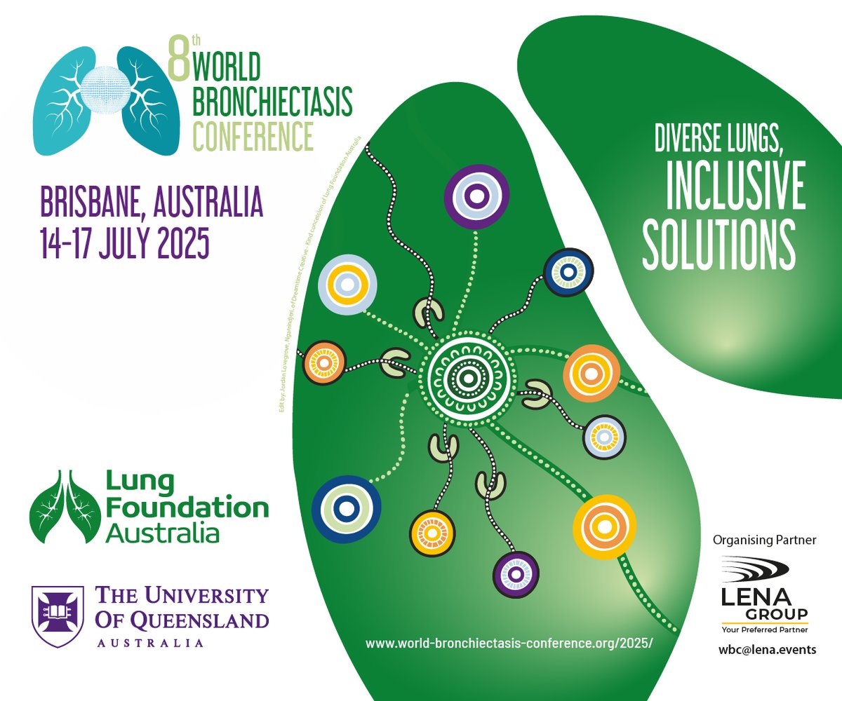 touchRESPIRATORY (@tmmrespiratory) on Twitter photo 🌍 WBC 2025 in Brisbane (14-17 July) will unite experts & patients to discuss diversity & innovation in #bronchiectasis care. Co-hosted by Lung Foundation Australia, UQ, & ABC.
📅 Save the date!
touchrespiratory.com/insight/world-…
<a href="/Lena_Group4Resp/">Lena Group Respiratory Hub 🫁</a> #WBConf25 #RespiratoryDiseases 🌍 WBC 2025 in Brisbane (14-17 July) will unite experts & patients to discuss diversity & innovation in #bronchiectasis care. Co-hosted by Lung Foundation Australia, UQ, & ABC.
📅 Save the date!
touchrespiratory.com/insight/world-…
<a href="/Lena_Group4Resp/">Lena Group Respiratory Hub 🫁</a> #WBConf25 #RespiratoryDiseases