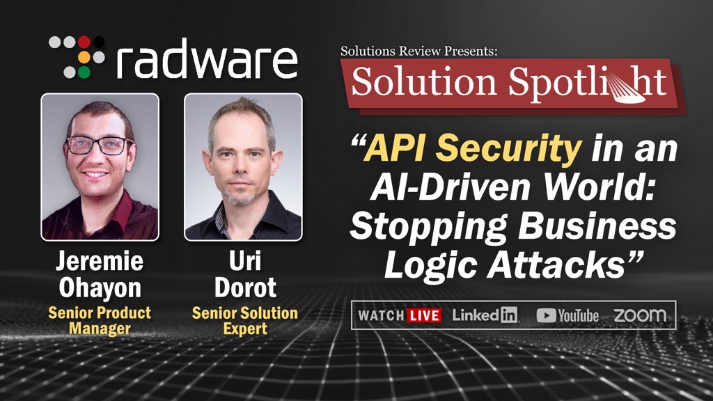 radware's tweet photo. Join Radware’s experts, Jeremie Ohayon and Uri Dorot, for a deep dive into the latest API business logic attacks. Don’t miss this chance to stay ahead in application security!
https://t.co/S1Y1ogFmlY https://t.co/YOAHmtKltv