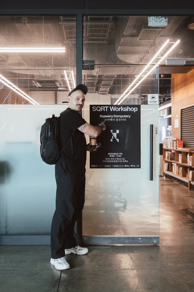 thedesignnetcom's tweet image. → Snapshots with Ksawery Komputery during The Design Network Conf in Seoul in Platform-L  / September 2024.⁠

Photos by Patryk Wiśniewski @panpatryk

@ksawerykomputery
@polishgraphicdesign

#ksawerykomputery
#platforml
#thedesignnetwork⁠
#thedesignnetworkconf
#euroasiadesign