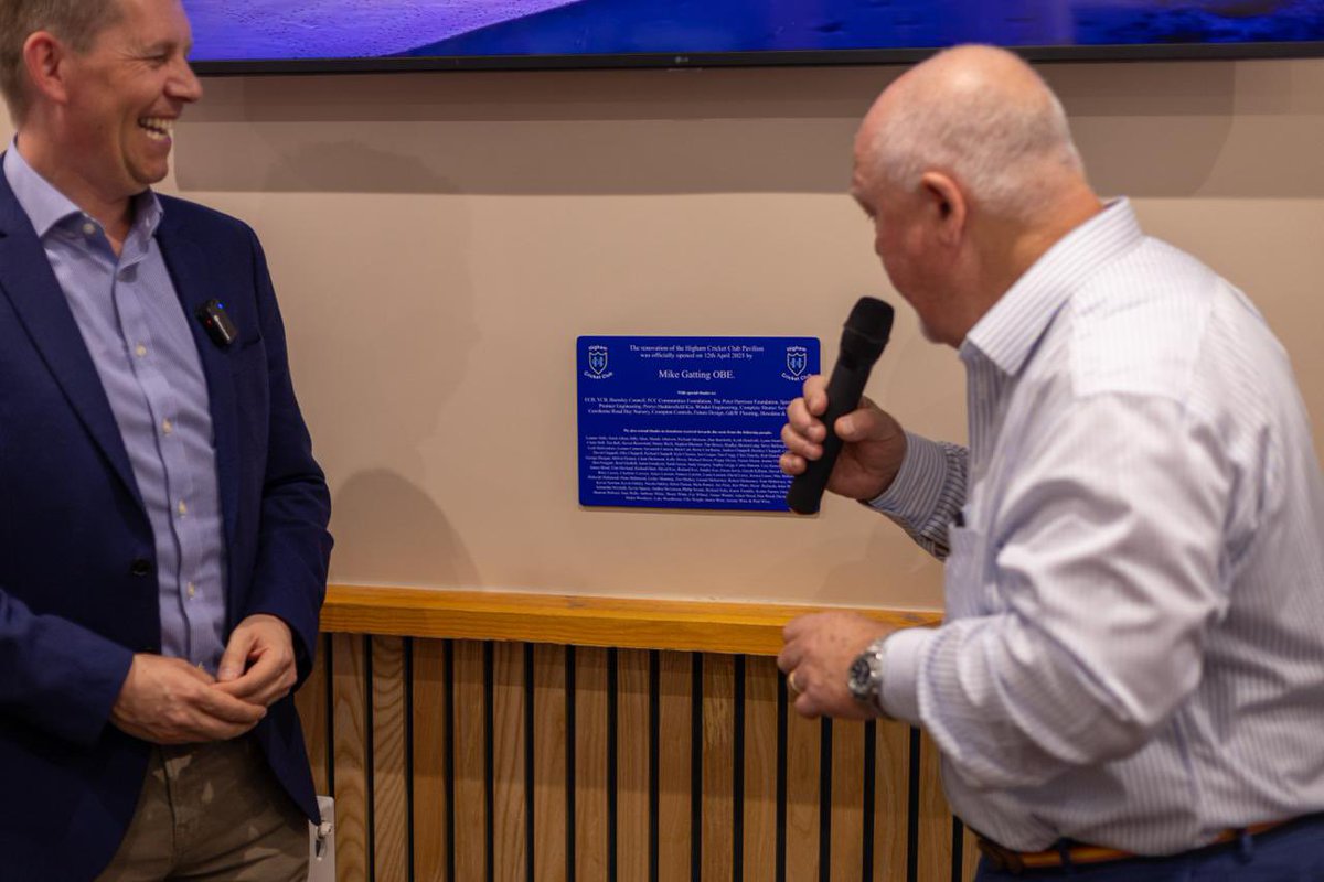 🎉 A huge thank you to everyone who joined us for our grand opening 🎉 

It was an incredible day filled with excitement and we were especially honored to have ex <a href="/englandcricket/">England Cricket</a> captain Mike Gatting OBE with us to officially open the new pavilion!

 @Yorkshirecb <a href="/ECB_cricket/">England and Wales Cricket Board</a>