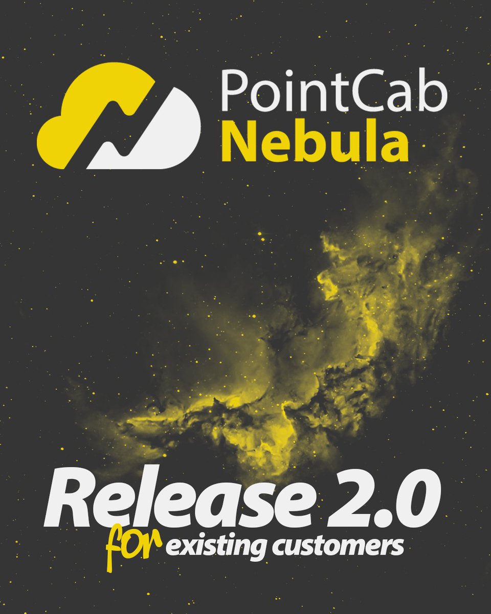 Nebula 2.0 is here (atm, only for Origins customers!)
Your new point cloud viewer in the cloud:
 Visualize your point cloud projects in a flash
 Share your projects with a link
 Hosting on your own cloud
 Fair pricing per slot no more limits on user or GB
lnkd.in/eiiMrQjg