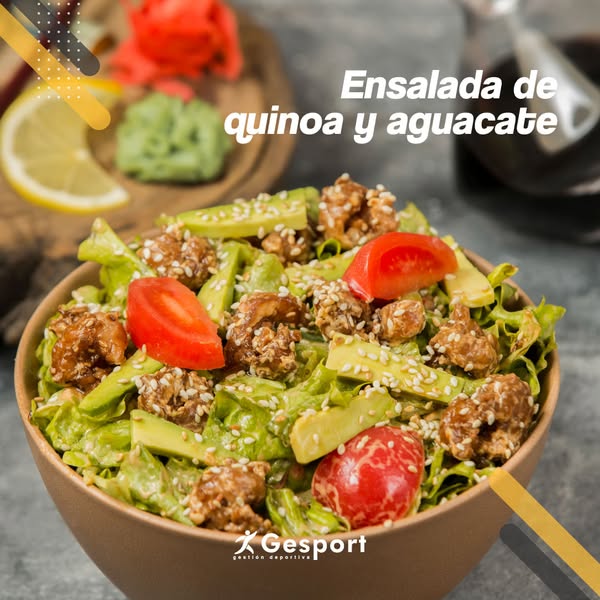 gesport_'s tweet photo. 🥗 ¡Prepara una deliciosa ensalada de quinoa y aguacate! 🥑✨ https://t.co/UAGF4PeTQz
