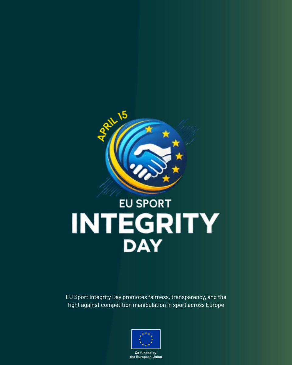 👋🏼 Hoy es el #EUSportIntegrityDay. Un recordatorio de que el deporte se basa en la 𝐢𝐠𝐮𝐚𝐥𝐝𝐚𝐝, la 𝐭𝐫𝐚𝐧𝐬𝐩𝐚𝐫𝐞𝐧𝐜𝐢𝐚 y el 𝐫𝐞𝐬𝐩𝐞𝐭𝐨. 

Protejamos el deporte que amamos. ⚽️ 

#BeyondAthletes | #SomosAJFS
