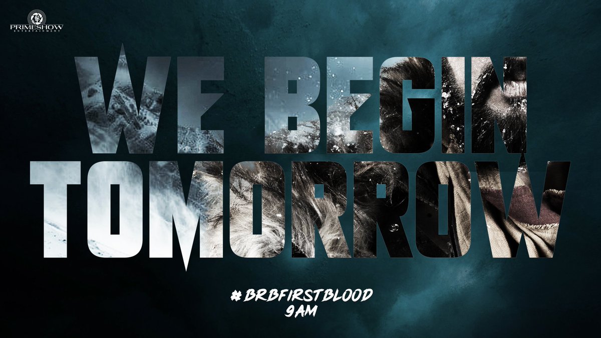 Primeshow Entertainment (@primeshowtweets) on Twitter photo WE BEGIN TOMORROW ❤️🔥
#BRBFirstBlood at 9 AM 💥💥
Stay tuned 🔥
#BillaRangaBaasha - First Blood🩸
Baadshah <a href="/KicchaSudeep/">Kichcha Sudeepa</a> <a href="/anupsbhandari/">Anup Bhandari</a> @primeshowtweets <a href="/Niran_Reddy/">Niranjan Reddy</a> @chaitanyaniran @BRBmovie #BRBMovie WE BEGIN TOMORROW ❤️🔥
#BRBFirstBlood at 9 AM 💥💥
Stay tuned 🔥
#BillaRangaBaasha - First Blood🩸
Baadshah <a href="/KicchaSudeep/">Kichcha Sudeepa</a> <a href="/anupsbhandari/">Anup Bhandari</a> @primeshowtweets <a href="/Niran_Reddy/">Niranjan Reddy</a> @chaitanyaniran @BRBmovie #BRBMovie