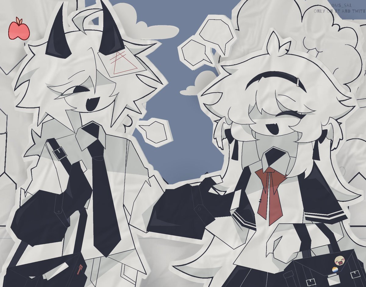 new friend..? 
. 
. 
. 
#art
#fpe