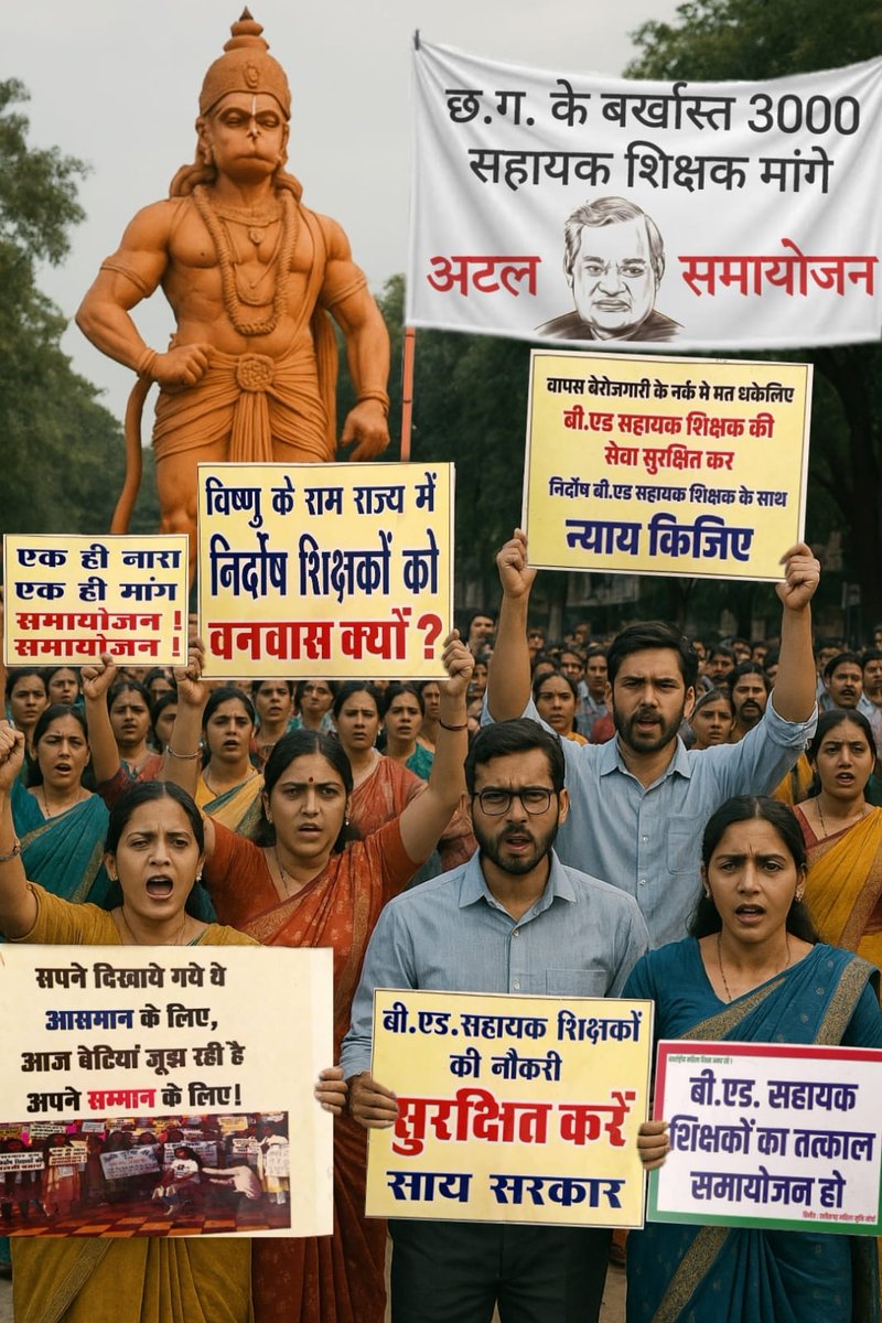 ratantime's tweet photo. योग्य शिक्षक, बेहतर भविष्य!
शिक्षकों के बिना उन्नत समाज की कल्पना नहीं की जा सकती। बीएड सहायक शिक्षकों का समायोजन कर सरकार शिक्षा व्यवस्था को सुदृढ़ करने की दिशा में बड़ा कदम उठा सकती है
#CG_BEd_Samayojan
@narendramodi
@AmitShah
@brijmohan_ag
@vishnudsai
@ArunSao3
@vijaysharmacg https://t.co/FdfdLTl9nL