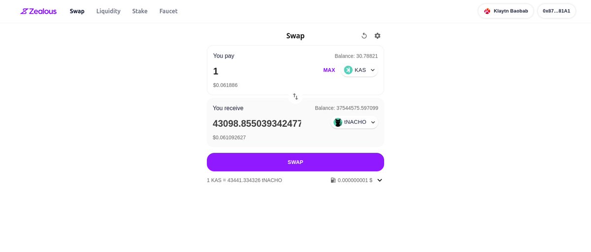 DrDanCrypto's tweet photo. 🚨 BIG BANG ON KASPA 🚨

@ZealousSwap  is launching — the first-ever DEX on $KAS ⚡
Here’s why this is a HUGE deal:
✅ Trustless trading
✅ No middlemen
✅ On-chain price discovery
✅ Liquidity stays in the ecosystem
✅ Gateway to future DeFi tools (lending, yield, stablecoins, staking)
✅ One step closer to full self-sovereignty

This isn't just a DEX — it's Kaspa’s leap into DeFi.
The most secure PoW chain just got its first financial primitive. 👑
#Kaspa #ZealousSwap #DEX #DeFi #Crypto #Layer1