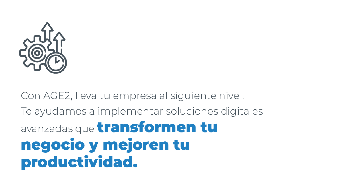 AGEDOSBusiness's tweet photo. 🌐 La Transformación Digital 2.0 es más que una tendencia, es una necesidad para las empresas que buscan mantenerse competitivas en el mercado actual. 

En AGE2, te ayudamos a dar el siguiente paso hacia la digitalización. https://t.co/UGzOiDH3xV
