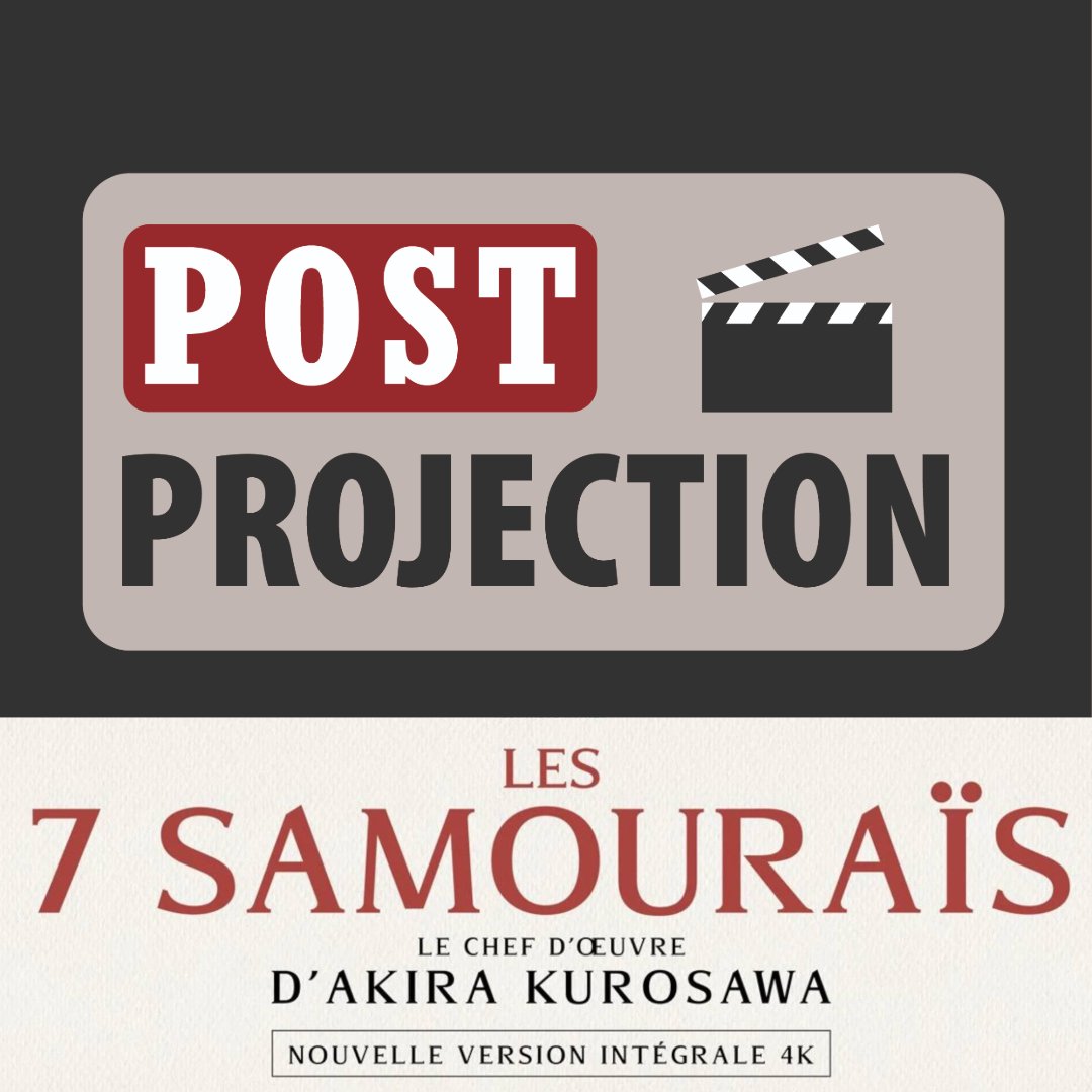 Nouvel épisode du podcast, consacré aux Sept Samouraïs d'Akira Kurosawa !

linktr.ee/postprojection