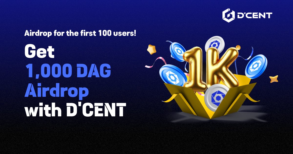 DCENTWALLETS's tweet image. 🔥1,000 $DAG Airdrop – First 100 ONLY!
⚡️ Only 100 people will get it 

People are already rushing in…
🛍️ Buy → ✍️ Submit → 💰 Get 1,000 DAG

⚠️ Don’t miss this chance👇
store.dcentwallet.com/pages/dcent-da…