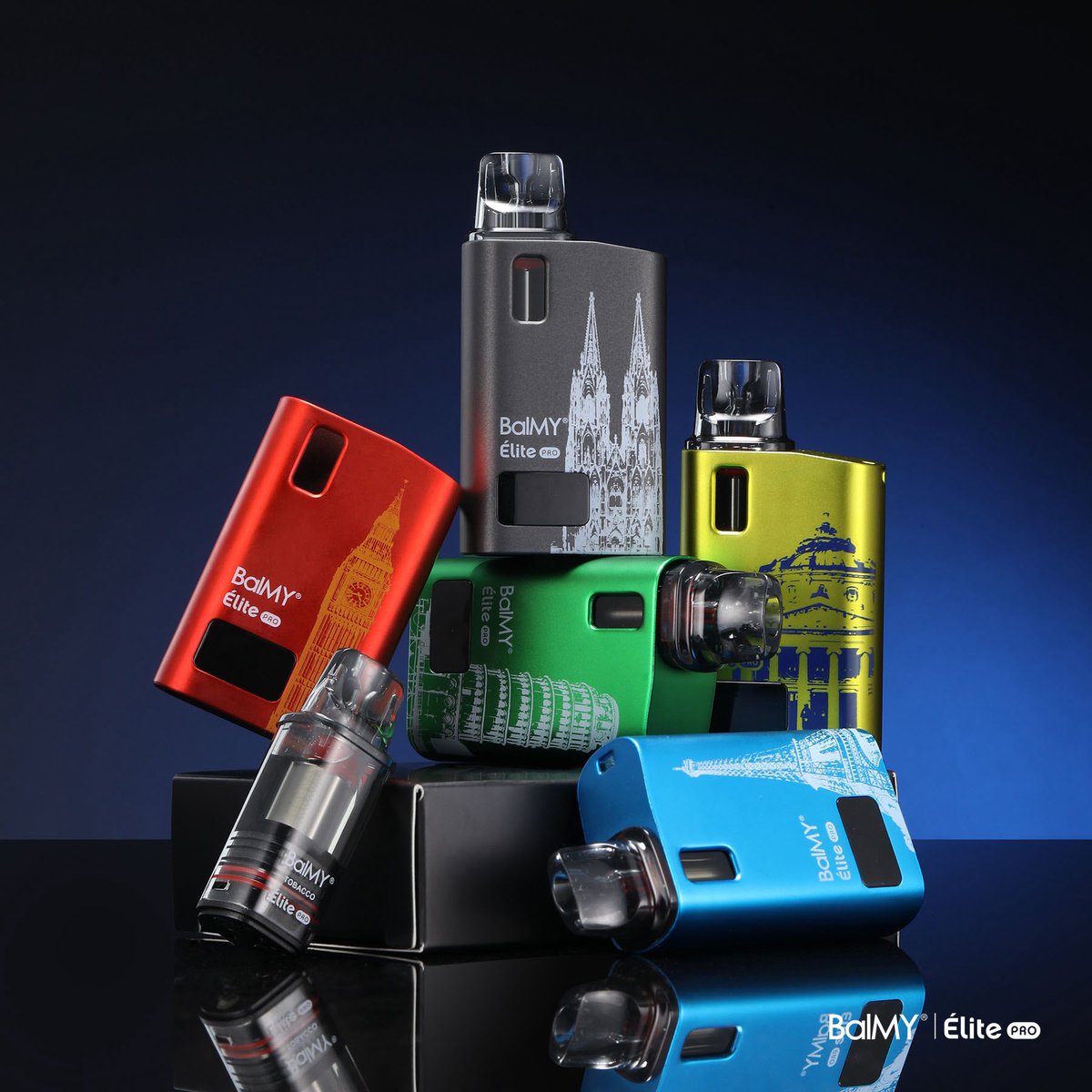 BalMY Elite Pro
👉Child lock
👉LED display 
👉TPD Compliant
👉1.2/1.4Ω Mesh coil
👉2ml prefilled pod
👉0%2%3%5%Nicsalt
👉Compact&amp;portable
👉Perfect leakproof design
👉Instant vaping without wait
👉700amAh Rechargeable battery
👉Fully Customization services
👉WA:+8613554807413