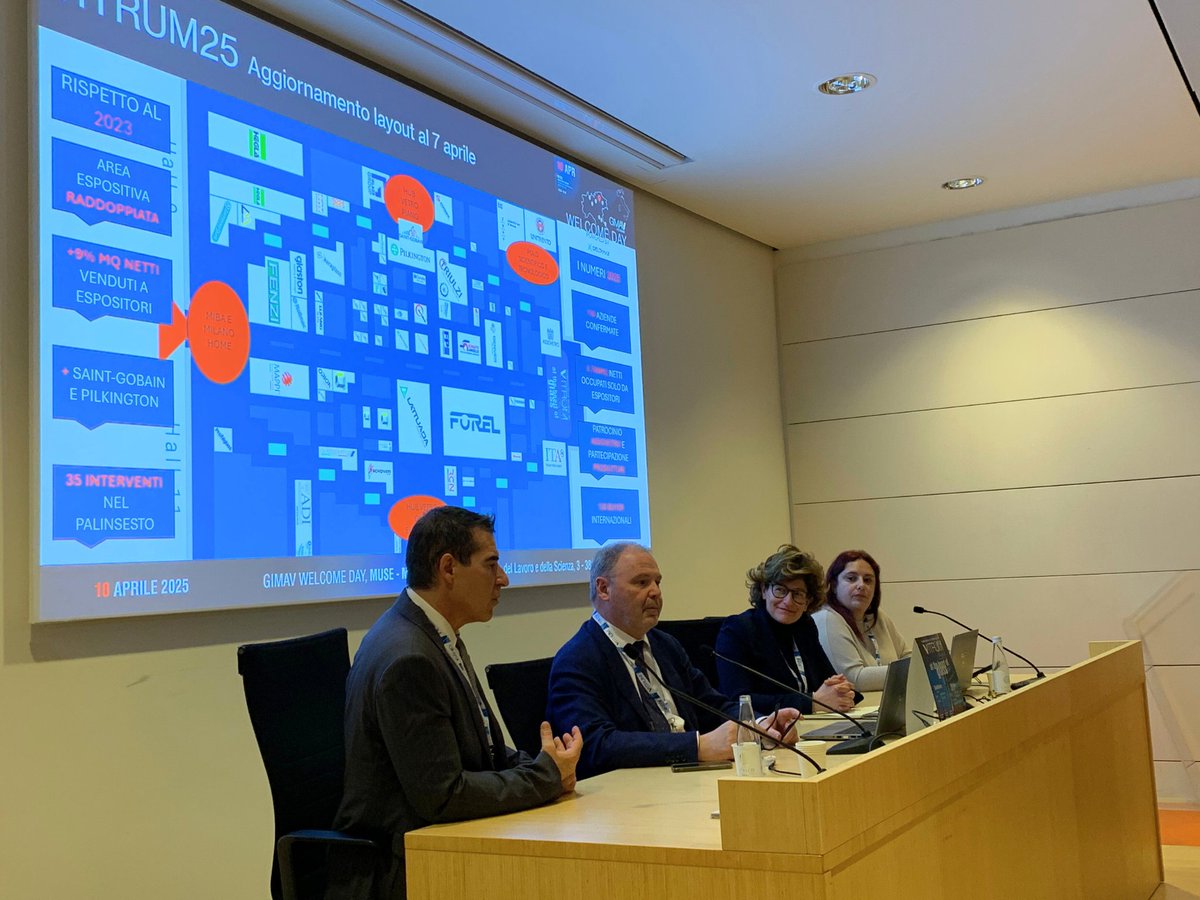 GIMAV (@gimav_italia) on Twitter photo Cambio al vertice di GIMAV: Lucia Masutti è la nuova General Manager.
L’attuale General Manager di Glass Group sarà anche nel cda di <a href="/VitrumMilano/">Vitrum Milano</a>. La carica effettiva dal 16 giugno.
Leggi il comunicato stampa integrale: gimav.it/2025/04/15/cam… Cambio al vertice di GIMAV: Lucia Masutti è la nuova General Manager.
L’attuale General Manager di Glass Group sarà anche nel cda di <a href="/VitrumMilano/">Vitrum Milano</a>. La carica effettiva dal 16 giugno.
Leggi il comunicato stampa integrale: gimav.it/2025/04/15/cam…