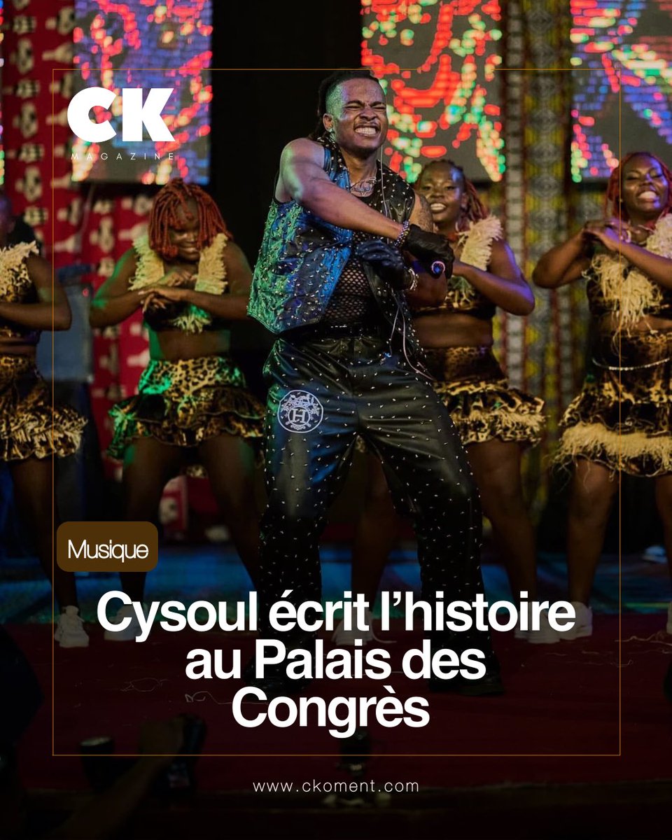 ckomentmagazine's tweet photo. @CysoulOfficiel fait carton plein au Palais des congrès de Yaoundé !

Le jeune chanteur entre dans la cours des grands. Un spectacle qui entre dans l’histoire de la musique camerounaise! 

#ckoment #cysoul https://t.co/4GxpTkdkmS