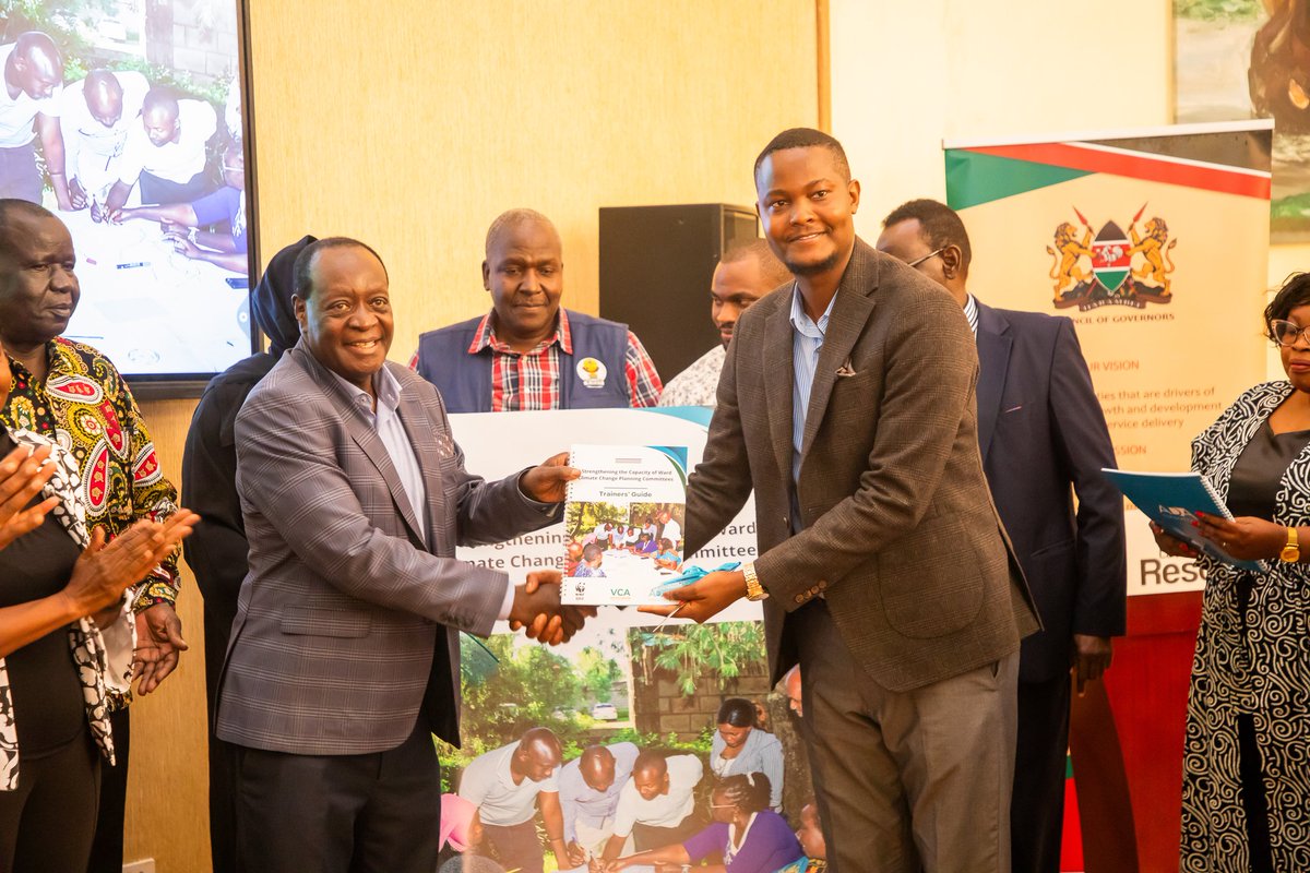 adaconsortium's tweet photo. H.E Dr. @Gov_Ottichilo Governor of Vihiga County and Chair of the Environment and Climate Change Committee at the Council of Governors, launched the WCCPC Trainers' Guide, during the Quarterly Consultative Meeting with CECMs, organized by @KenyaGovernors
@WWF_Kenya @WeAreVCA https://t.co/ALN12epLM2