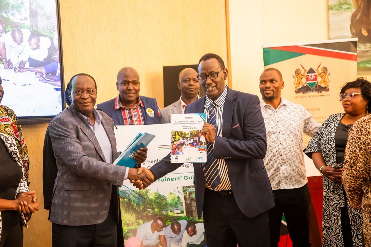 adaconsortium's tweet photo. H.E Dr. @Gov_Ottichilo Governor of Vihiga County and Chair of the Environment and Climate Change Committee at the Council of Governors, launched the WCCPC Trainers' Guide, during the Quarterly Consultative Meeting with CECMs, organized by @KenyaGovernors
@WWF_Kenya @WeAreVCA https://t.co/ALN12epLM2