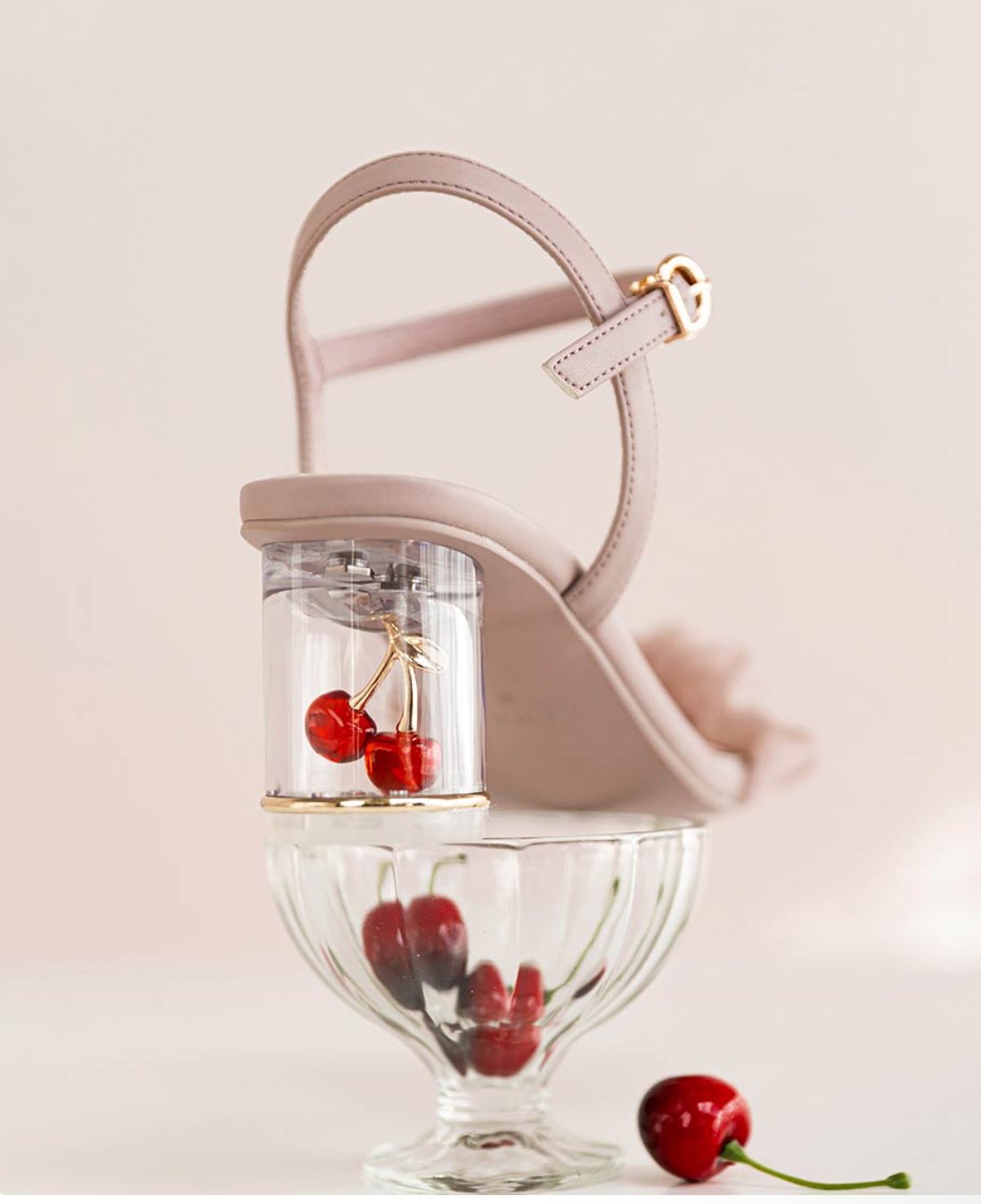 randa さくらんぼサンダル Cherry Collection】チェリーデザインストラップサンダルRANDA