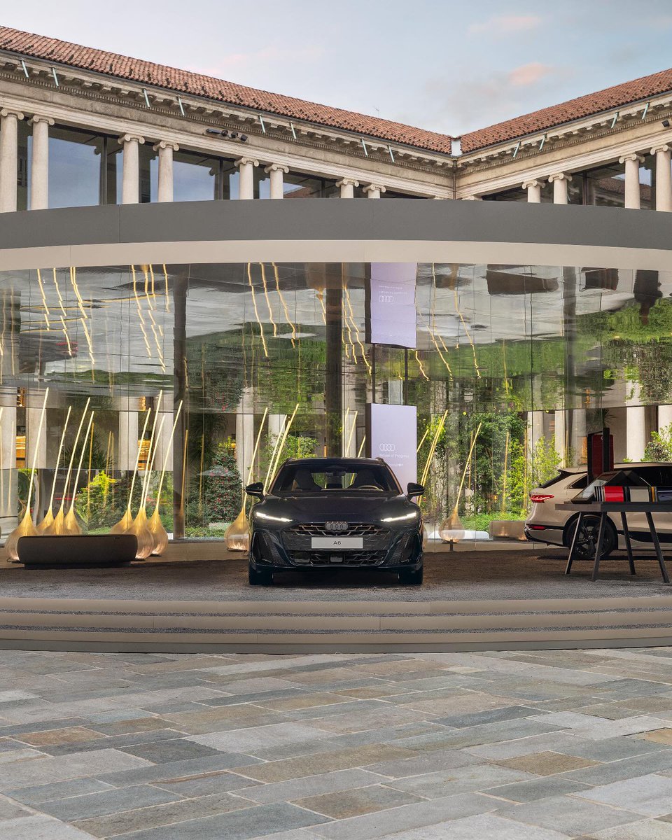 AudiJapan's tweet image. 「#MilanDesignWeek ​2025」に、新型Audi A6 AvantとAudi S6 Avant e-tronを中心としたインスタレーションが展開されました。

世界最大のデザインイベントの模様を、現地撮り下ろしの写真でお届けします。

#AudiA6 #AudiS6etron