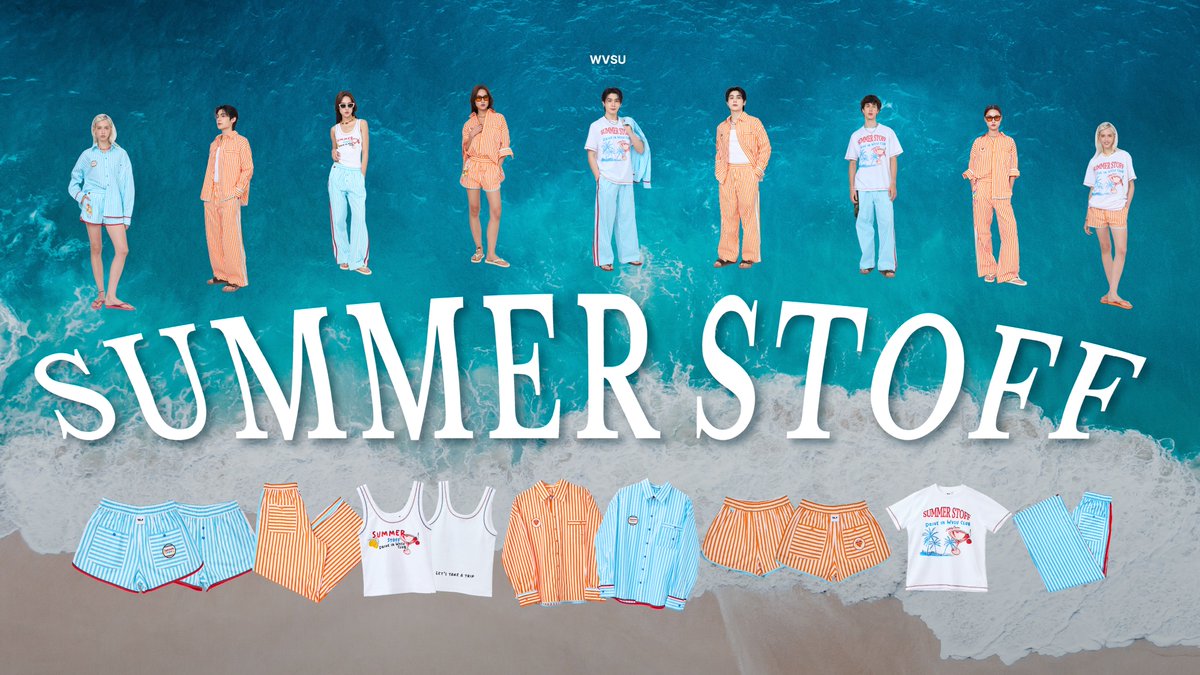 Summer Stoff Collection 🌴☀️

Your summer starts now 😎
All pieces, All styles, All vibes. Discover the full collection and find your perfect summer fit.💦

🗓️ Available 1.05.2025 at 10:00 AM (GMT+7)
🛒 Website : wvsuofficial.com
🛍 Taobao : WVSUOFFICIAL

#WVSU