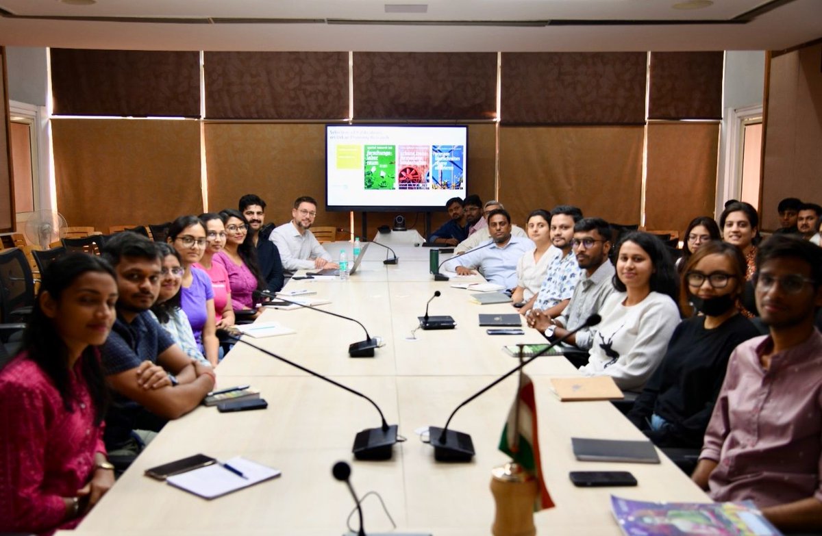 DELHI_SPA's tweet photo. SPA Delhi had the pleasure of hosting colleagues from the Karlsruhe Institute of Technology (KIT), Germany, for a vibrant exchange on Urban &amp; Landscape Design. 🌍🏙️.discussions on reimagining Chandigarh.
Here’s to global partnerships shaping the future of urbanism! 🤝 https://t.co/3h27DXRMJH