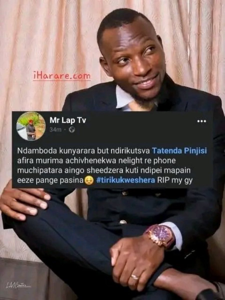 tabanimcgucci's tweet photo. ▪️Ginimbi died before emergency rescue could help him.
▪️Zororo Makamba had direct line to the President but health system failed him. 
▪️Garry Mapunzure died because he couldn't be airlifted from Masvingo to Harare for op.
▪️Tatenda Pinjisi couldn't even get painkillers before he sadly died. 

If all this happened to prominent people, imagine what is happening to the ordinary folks in hospitals! 

#fixourhealthcarezw