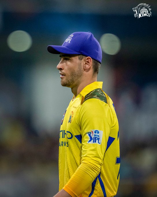 Spinning on top! 🌪️ 💜✨ 📹 Credits: Twitter/ChennaiIPL