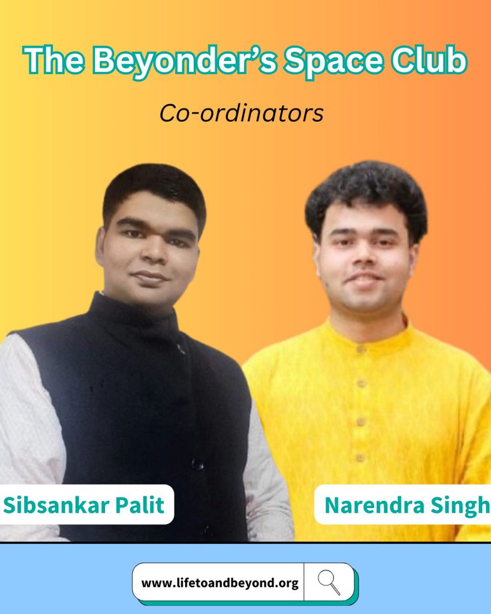 lifetoandbeyond's tweet photo. 🔭 Dedicated to those in or from West Bengal, India, and our beloved friends from Bangladesh, this group is your home if you're passionate about:
✨ Astronomy
✨ Space Studies
✨ Space Applications
#SpaceClub #Bengali #WestBengal #India #Bangladesh #TogetherWeCan https://t.co/buxnWAsiEF