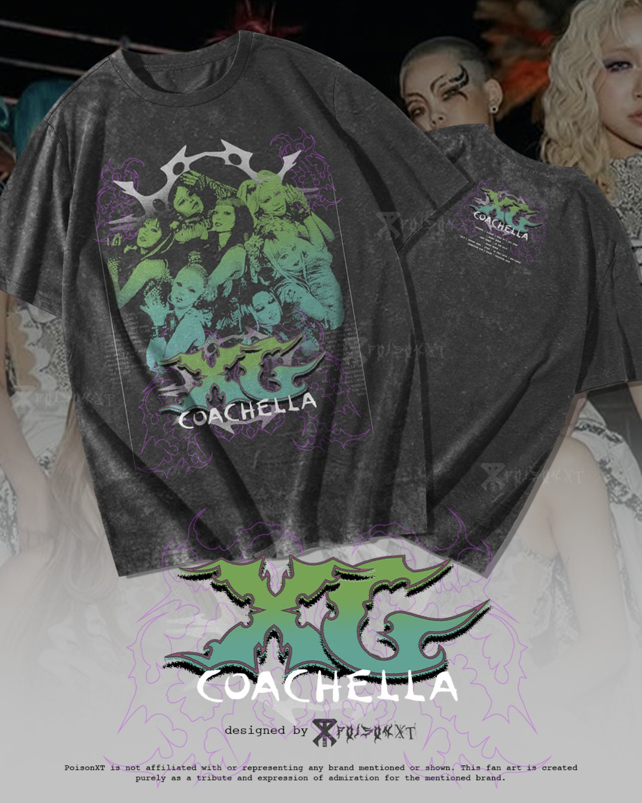 アイドル XG Coachella 2025 t-shirt size S アイドル XG Coachella 2025 t-shirt size S XG OFFICIAL on X