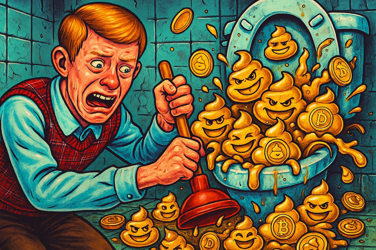 dookiemaker420's tweet photo. Shit Coin Brian tried to flush his bags…
But $DOOKIE don’t go down that easy.

Rekt happens here.

#Crypto #MemeCoin #ShitCoinBrian #DOOKIE #Degens #CryptoTwitter https://t.co/5Nvu3DspqS