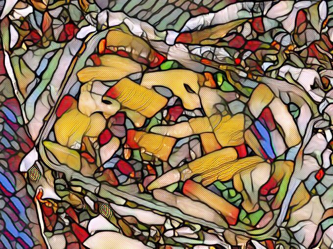 swordfish7774's tweet photo. If you were to take a shot of my beef chow mein takeaway on a visit to Palmerston North on 2 July 2010 &amp; transform it into a stained glass window to be installed in Westminster Abbey: https://t.co/9tEvxdvkG4